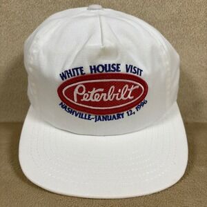 VTG Peterbilt Trucker Hat 1996 Presidential Visit to Nashville, Park Ave Rare